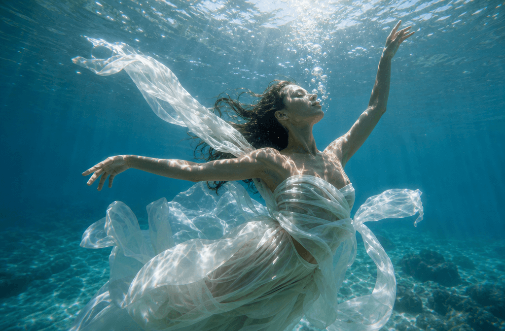 Underwater Dancer Portrait